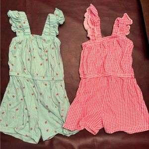 Old Navy Kids Romper Set - Mint and Pink